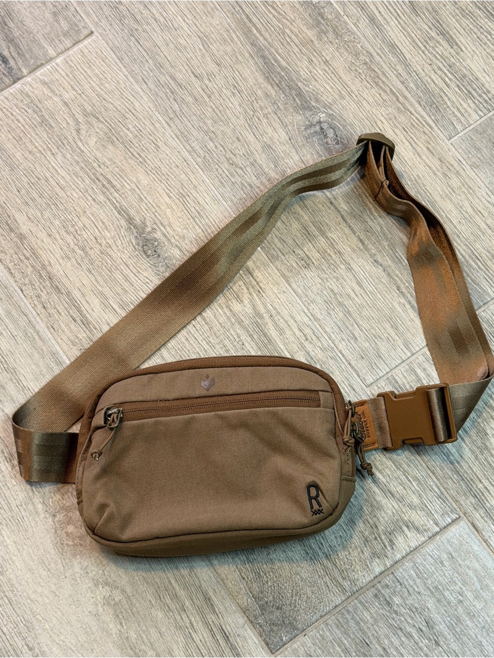 Rhône x Clever Supply Co. Tactical Belt Sling Bag Brown Waxed Canvas